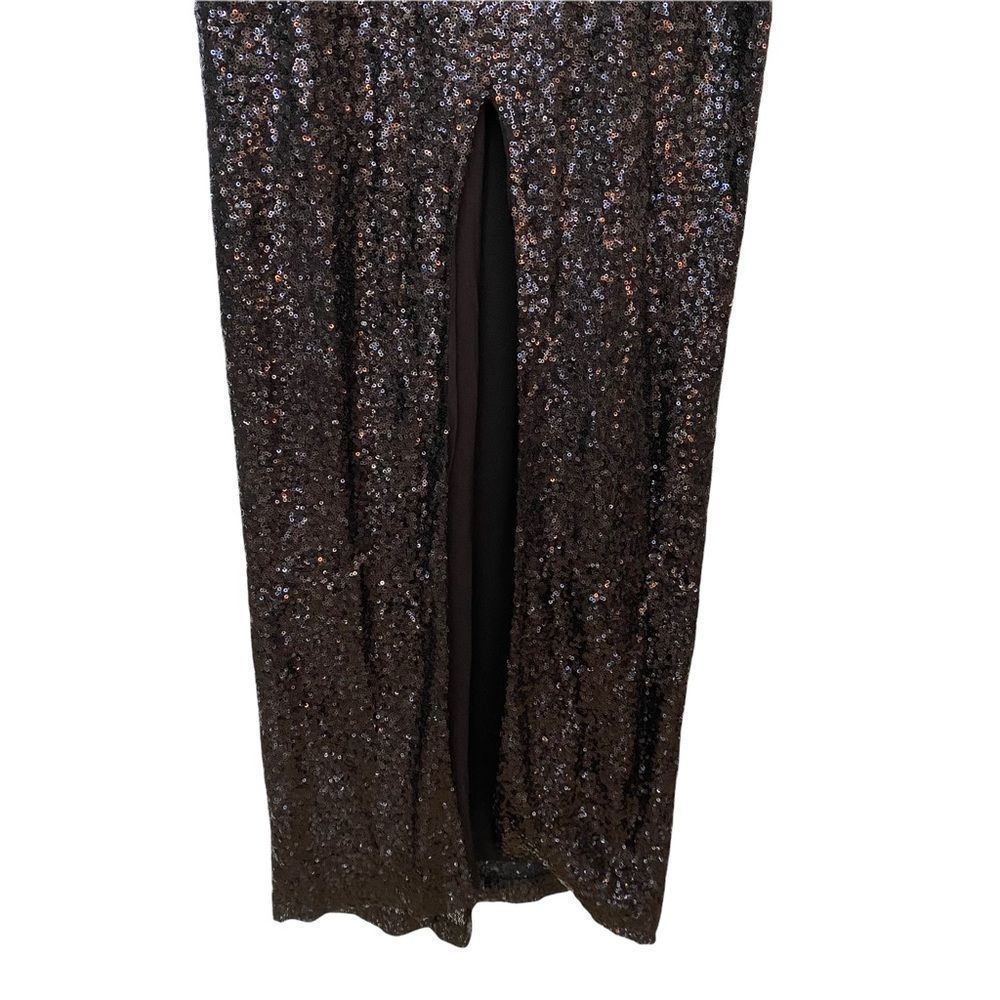 Nookie Black Sequin Maxi Dress - Picture 3 of 11